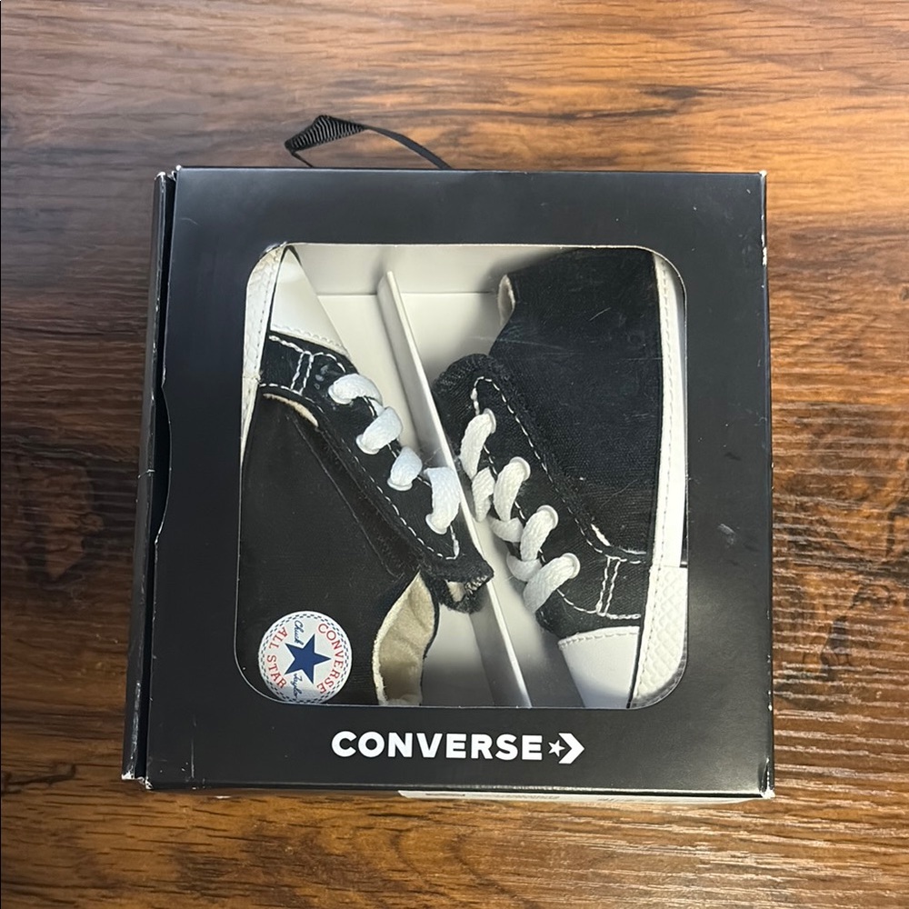 Converse Baby Sneakers Black and White